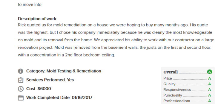 Dutchs Mold Review Cleveland Mold Remediation